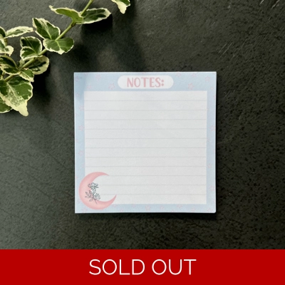 Moonflower Notepad